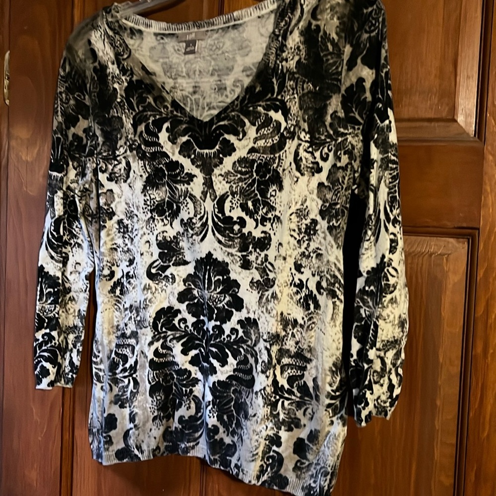 J Jill sweater size small, V neck